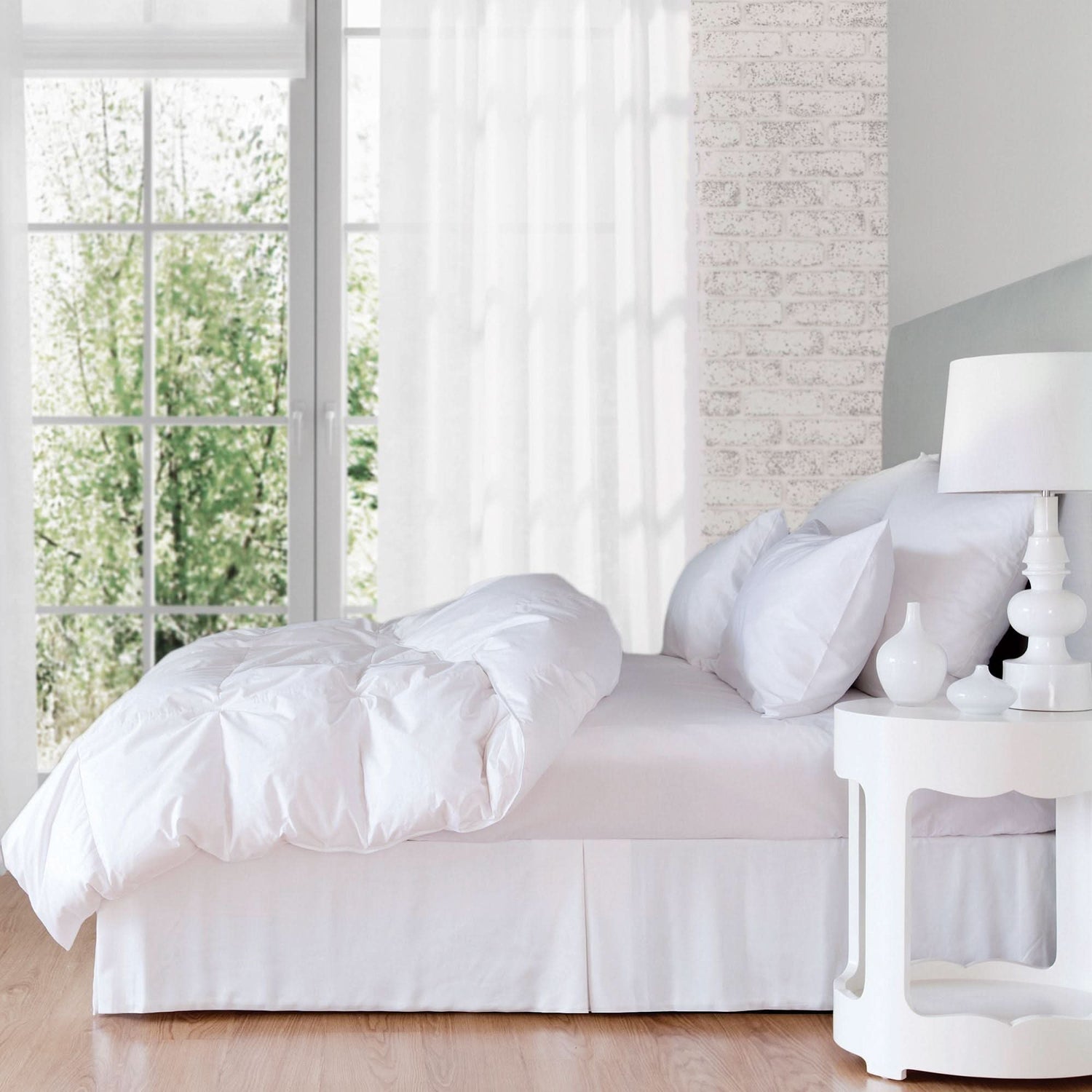 Embassy 1,000 loft goose down duvets & pillows are handcrafted in Canada