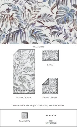 Palmetto Duvet Cover