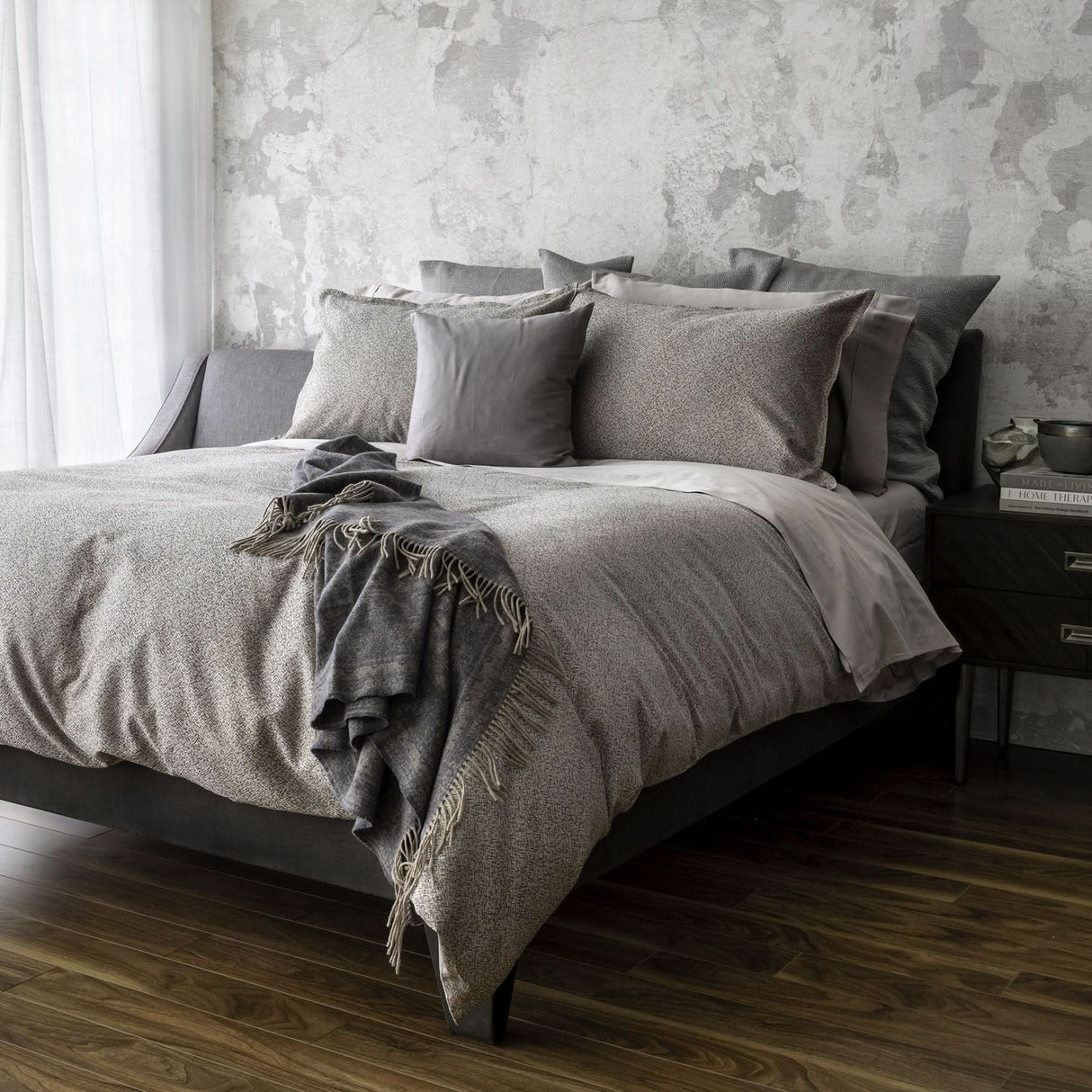 St Genève Rio Duvet Cover in Walnut colourway