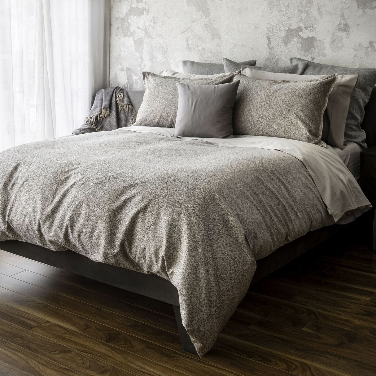 St Genève Rio Duvet Cover in Walnut colourway