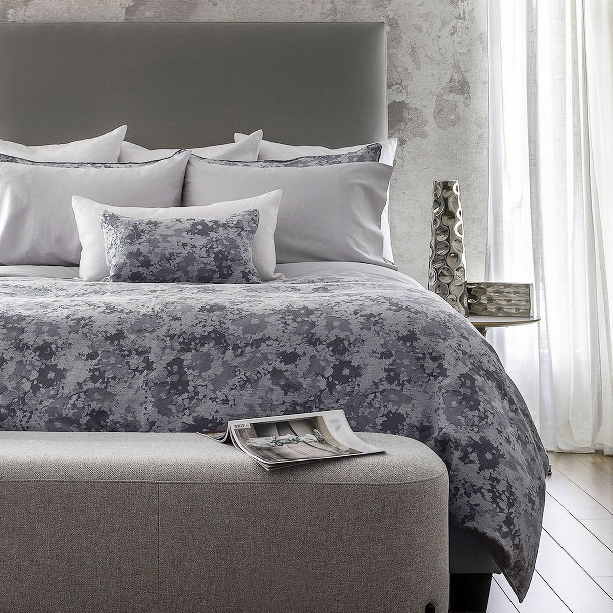 St Genève Sakura Duvet Cover in Moonlight colourway