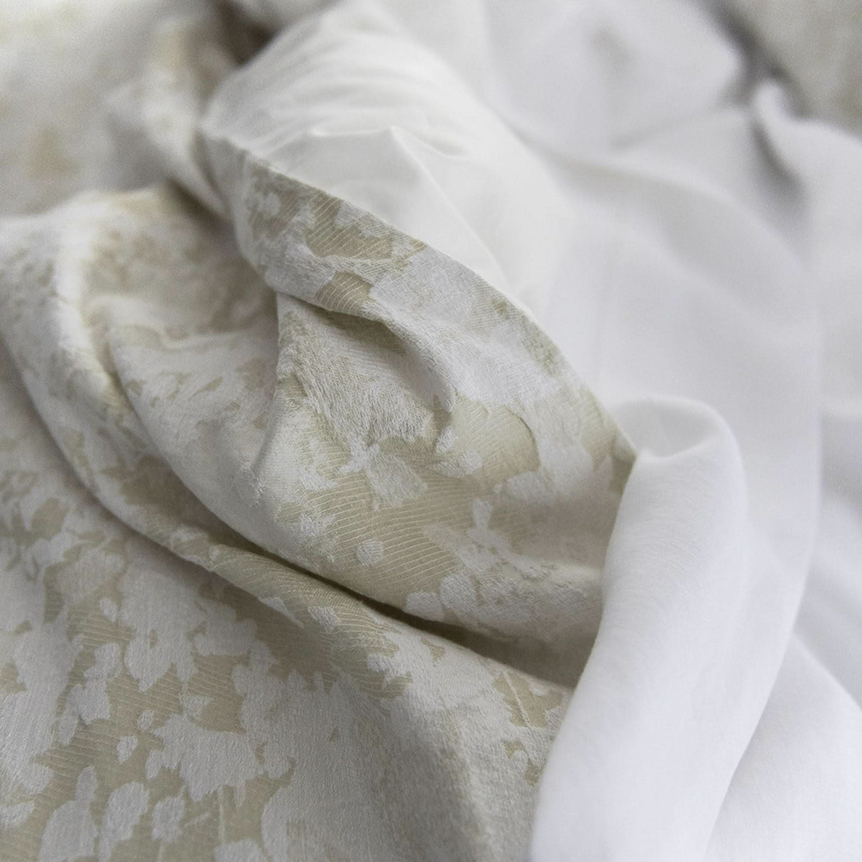 St Genève Sakura Duvet Cover in Parchment colourway
