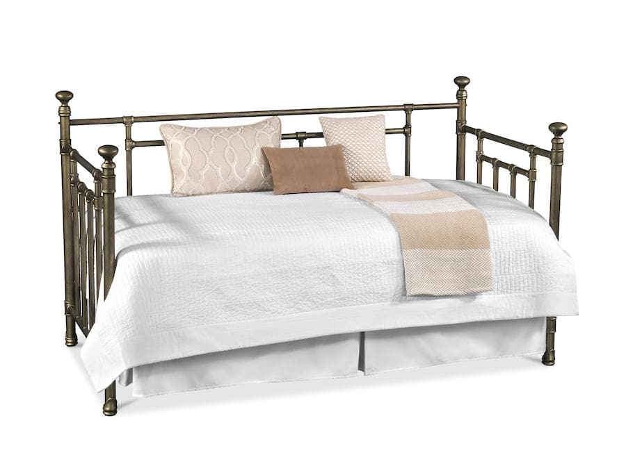 Blake Daybed in Brass Bisque metal finish