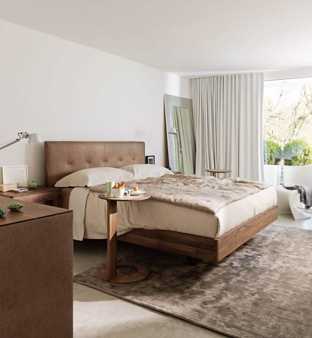 TEAM 7 float bed. photo: TEAM 7 - Available in Canada at The Mattress & Sleep Co.