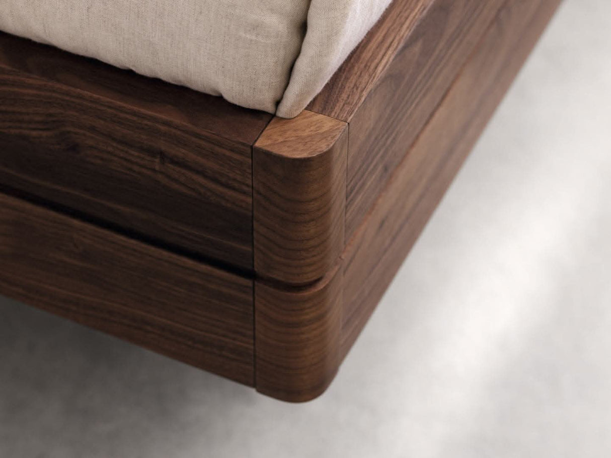 TEAM 7 float bed. photo: TEAM 7 - Available in Canada at The Mattress & Sleep Co.