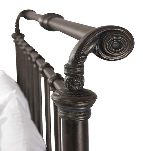 Sheffield Bed in Aged Bronze metal finish