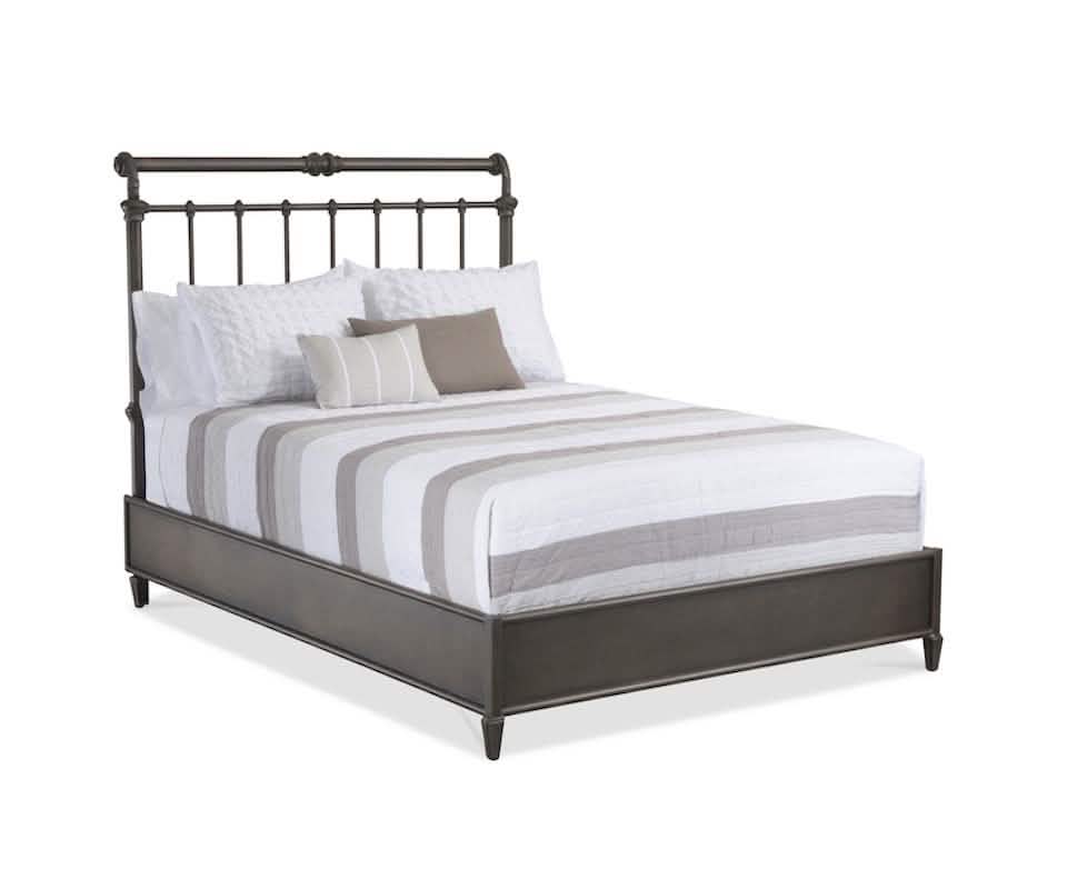 Sheffield Bed in Aged Bronze metal finish