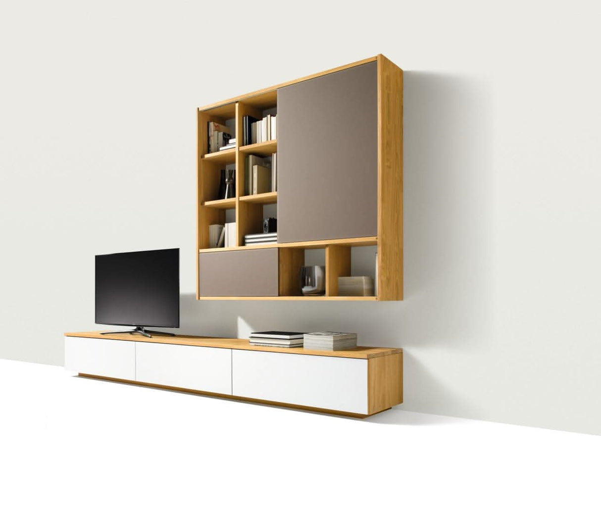 TEAM 7 cubus wall unit 99. photo: TEAM 7 - Available in Canada at The Mattress & Sleep Co.