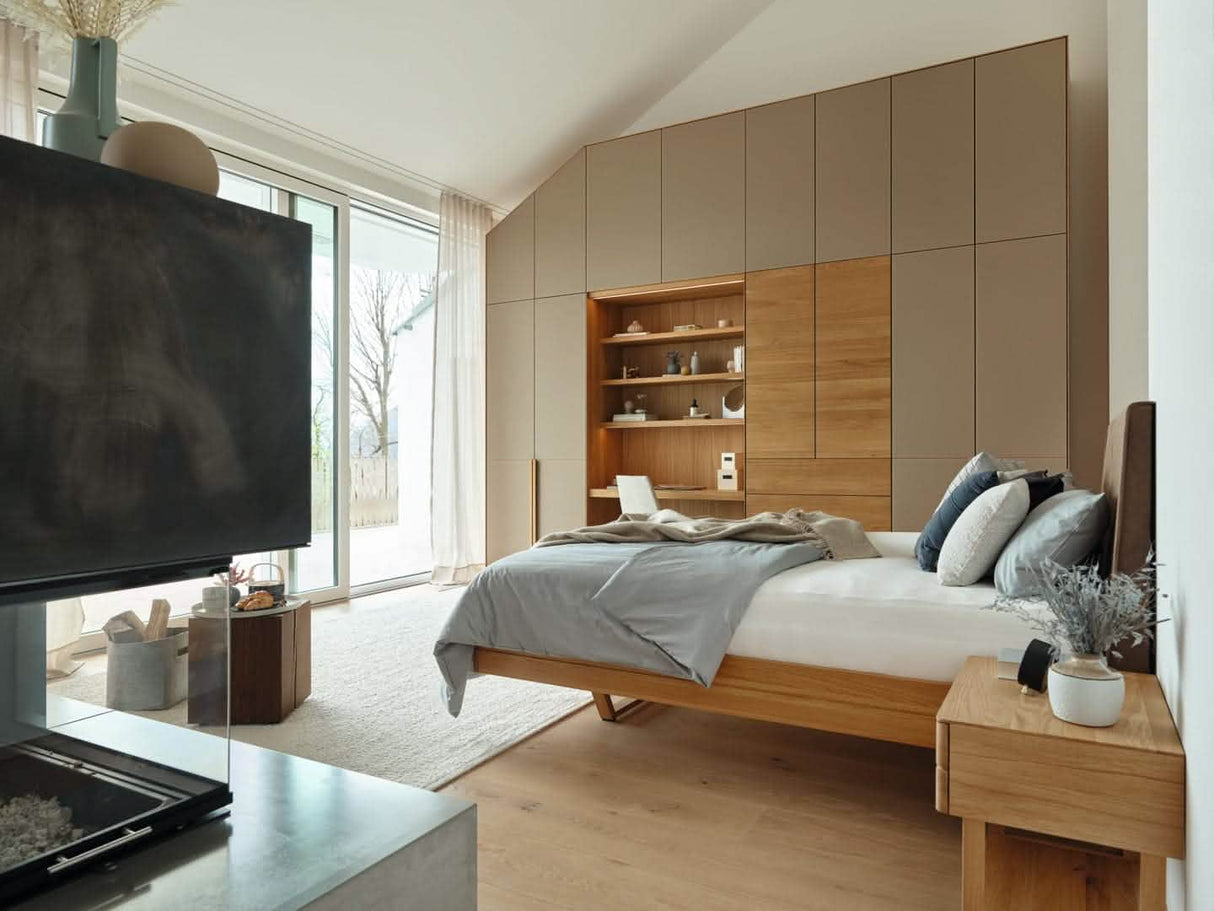 TEAM 7 float bed. photo: TEAM 7 - Available in Canada at The Mattress & Sleep Co.