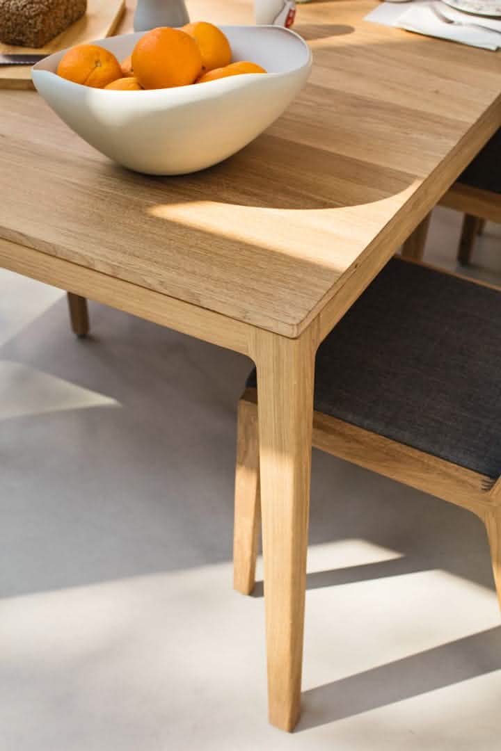 TEAM 7 mylon table. photo: TEAM 7 - Available in Canada form The Mattress & Sleep Co.
