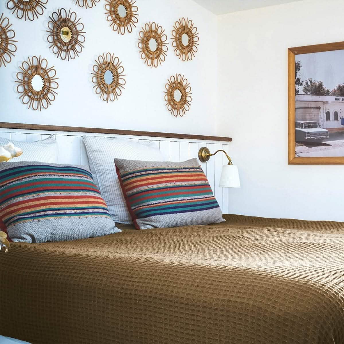 Nuage Blanket in Tabac by Brun de Vian-Tiran of France @ TMASC in Canada