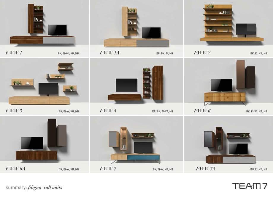 TEAM 7 filigno wall unit 09. photo: TEAM 7 - Available in Canada at The Mattress & Sleep Co.
