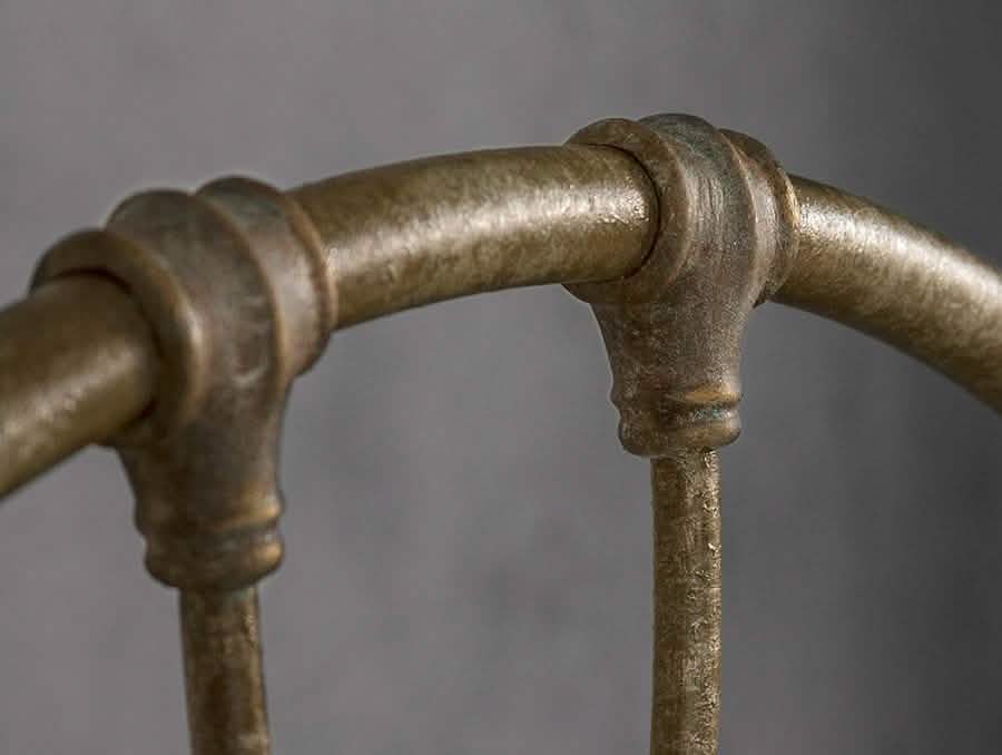 Morsley Bed in Textured Old World metal finish