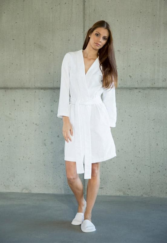 Abyss Spa Robe in 100 White