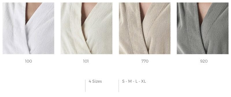 Spa Robe in 4 Colours and Sizes