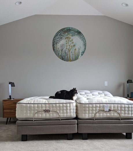 330 shown w/ Harrison Spinks Northumberland mattresses. Tuxi, the Siberian Forest Cat, is not included.