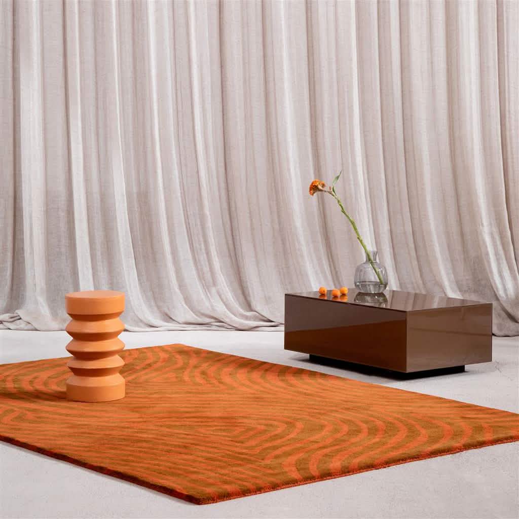 Decor Groove Burnt Orange 097703