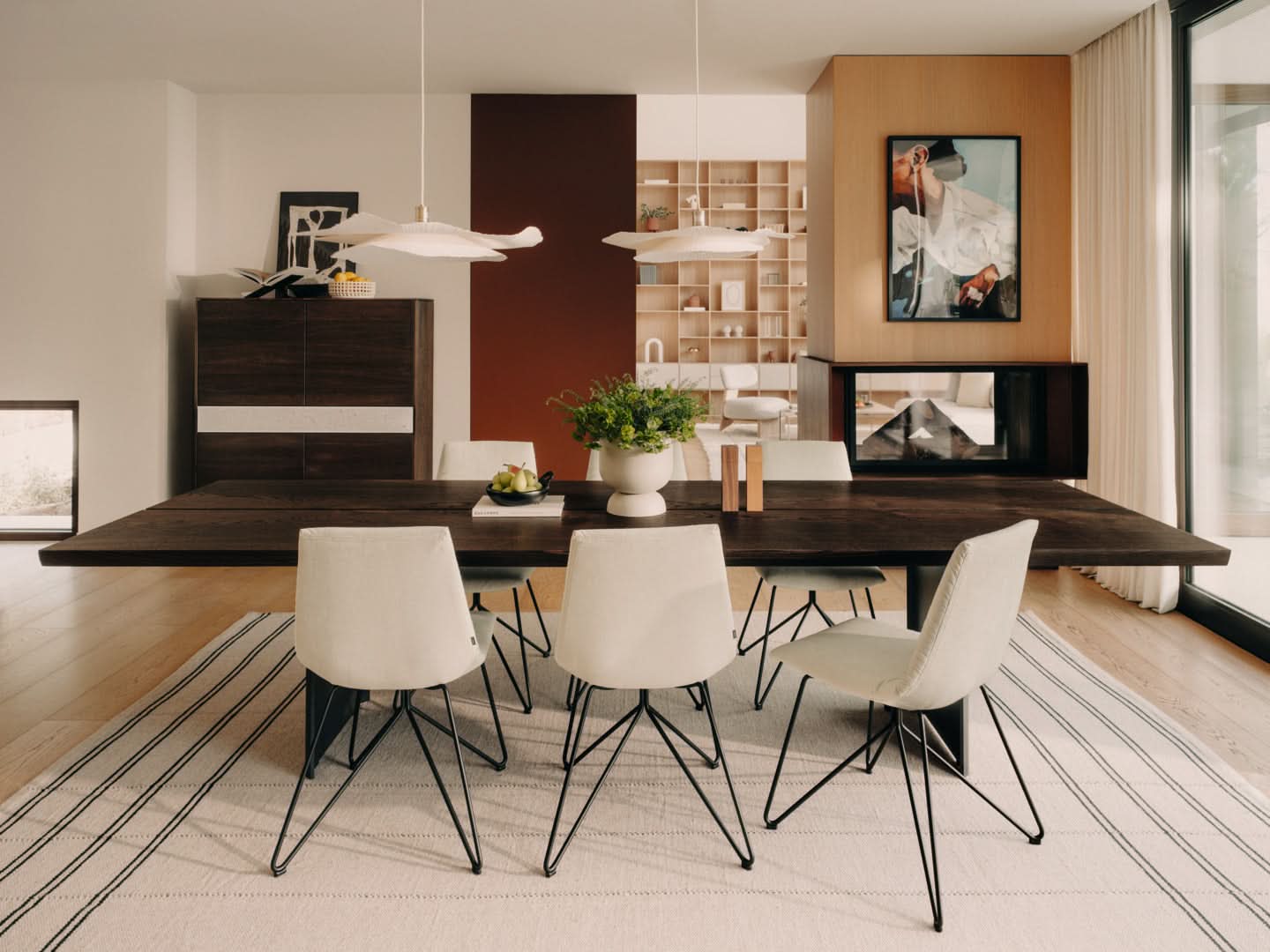 TEAM 7 echt.zeit table in smoked oak. photo: TEAM 7 - Available in Canada at The Mattress & Sleep Co.