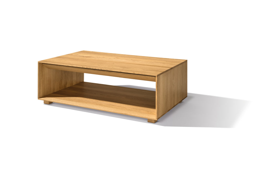 lux coffee table in natural oiled oak. photo: TEAM 7