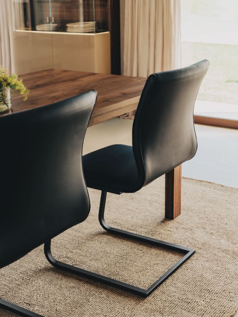 TEAM 7 magnum table in walnut. photo: TEAM 7 - Available in Canada at The Mattress & Sleep Co.