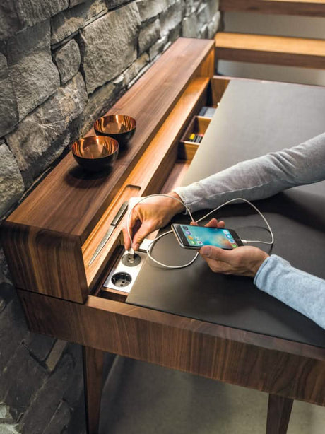 TEAM 7 sol writing desk. photo: TEAM 7 - Available in Canada at The Mattress & Sleep Co.