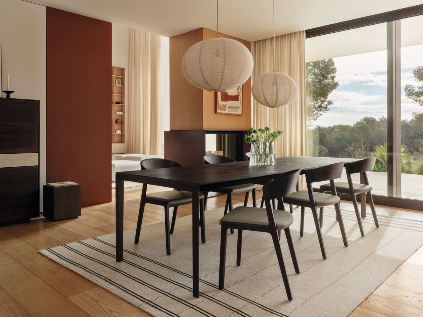 TEAM 7 tak table in smoked oak. photo: TEAM 7 - Available in Canada at The Mattress & Sleep Co.