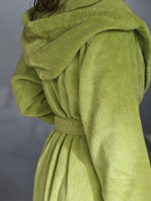 A&H Alex Robe in 165 Apple Green