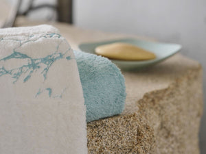 Abyss Alpi Towels with 235 Ice design elements.