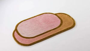 A&H Boudoir Bath Rug w/ non-slip backing. Complimentary colours include 515 Rosette, 518 Primrose, 610 Nude and 840 Gold