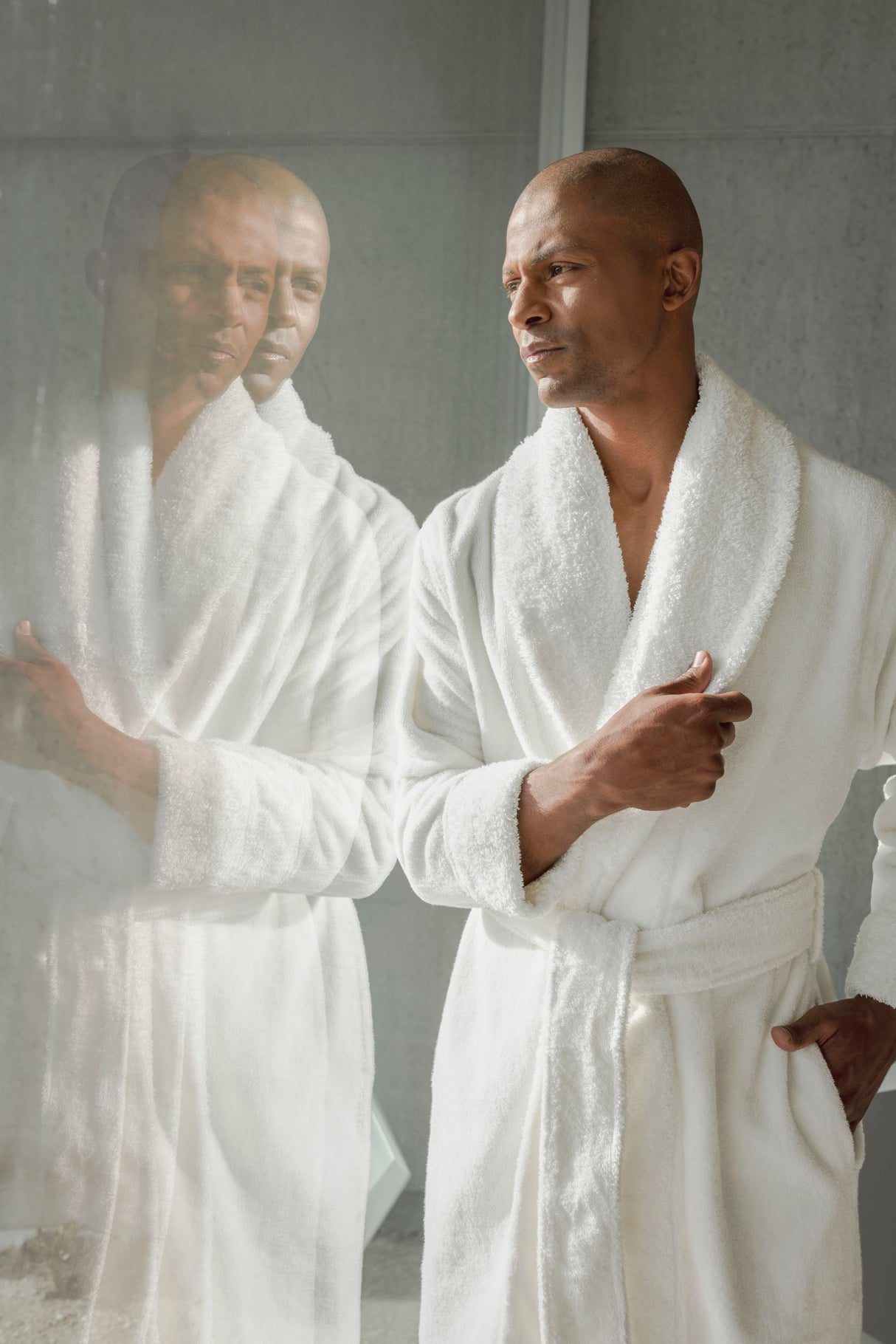 A&H Comfy Robe in 100 White - Quick Ship Colour. White is stocked in Canada in most sizes.
