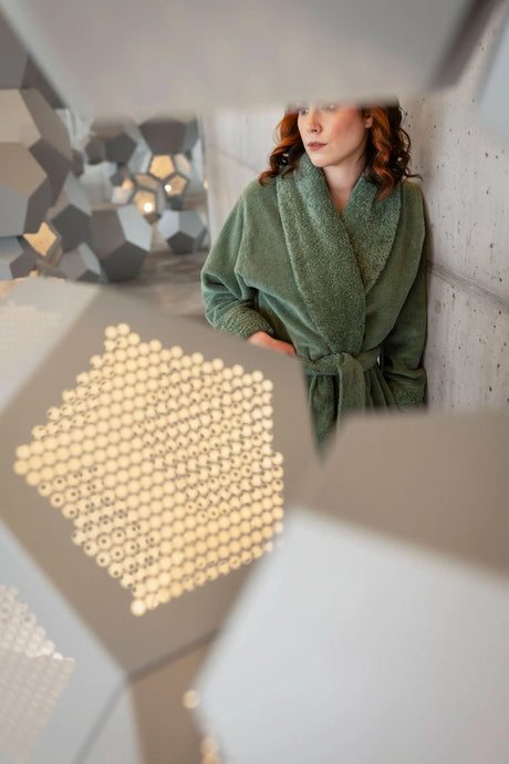 A&H Comfy Robe in 280 Evergreen