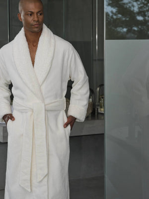 A&H Comfy Robe in 100 White - Quick Ship in this colour in most sizes
