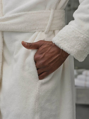 A&H Comfy Robe in 100 White - Quick Ship in this colour in most sizes
