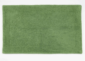 A&H Double Tub Mat - colour 205 Forest. 100% Giza Egyptian Cotton Extra-Long Staple