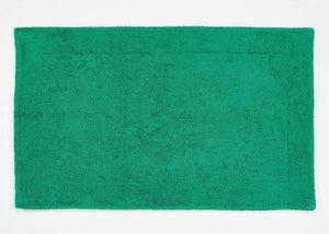 A&H Double Tub Mat - colour 230 Emerald. 100% Giza Egyptian Cotton Extra-Long Staple