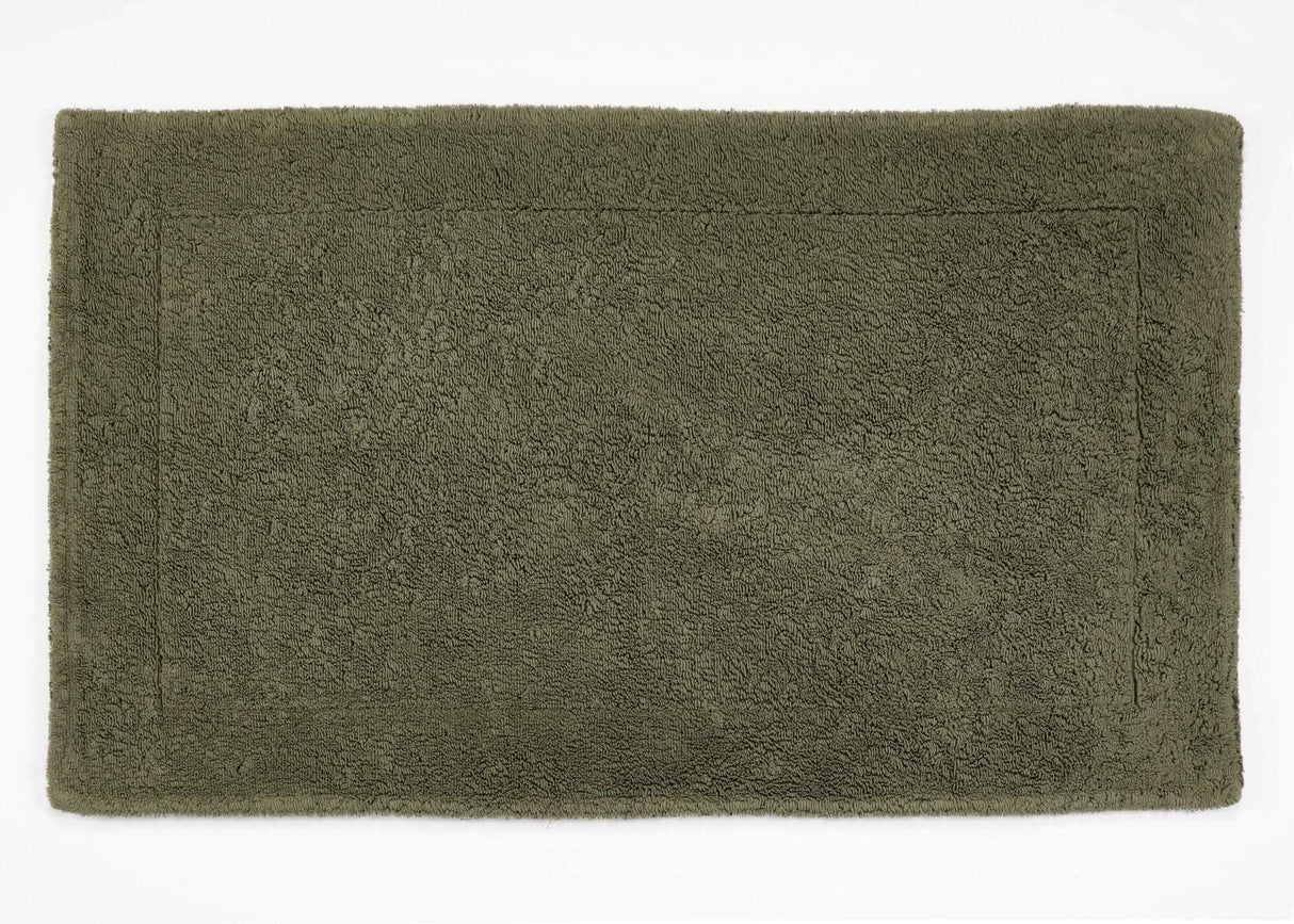 A&H Double Tub Mat - colour 275 Khaki. 100% Giza Egyptian Cotton Extra-Long Staple