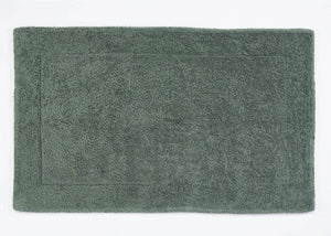 A&H Double Tub Mat - colour 280 Evergreen. 100% Giza Egyptian Cotton Extra-Long Staple