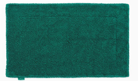 A&H Double Tub Mat - colour 298 British Green. 100% Giza Egyptian Cotton Extra-Long Staple