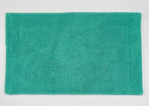 A&H Double Tub Mat - colour 302 Lagoon. 100% Giza Egyptian Cotton Extra-Long Staple