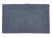 A&H Double Tub Mat - colour 307 Denim. 100% Giza Egyptian Cotton Extra-Long Staple