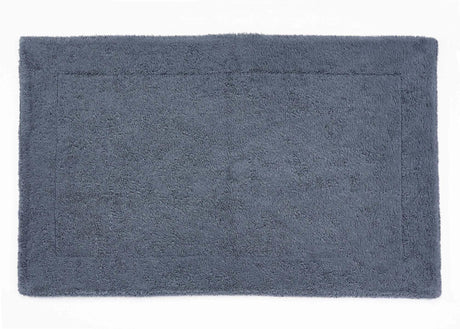 A&H Double Tub Mat - colour 307 Denim. 100% Giza Egyptian Cotton Extra-Long Staple