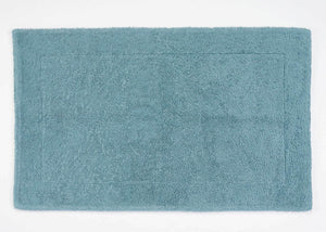 A&H Double Tub Mat - colour 309 Atlantic. 100% Giza Egyptian Cotton Extra-Long Staple