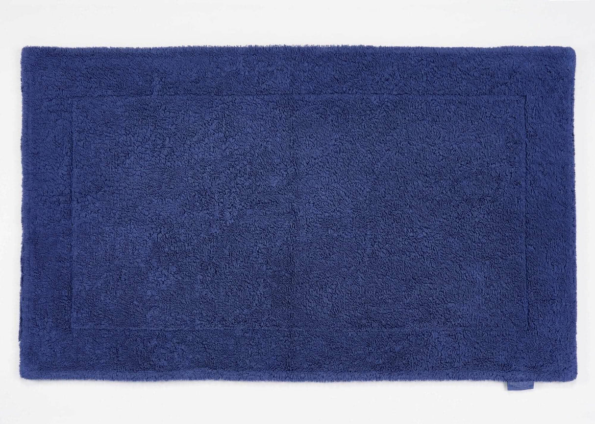 A&H Double Tub Mat - colour 332 Cadette Blue. 100% Giza Egyptian Cotton Extra-Long Staple