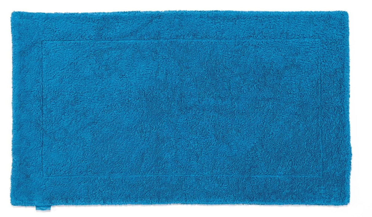 A&H Double Tub Mat - colour 336 Ocean. 100% Giza Egyptian Cotton Extra-Long Staple