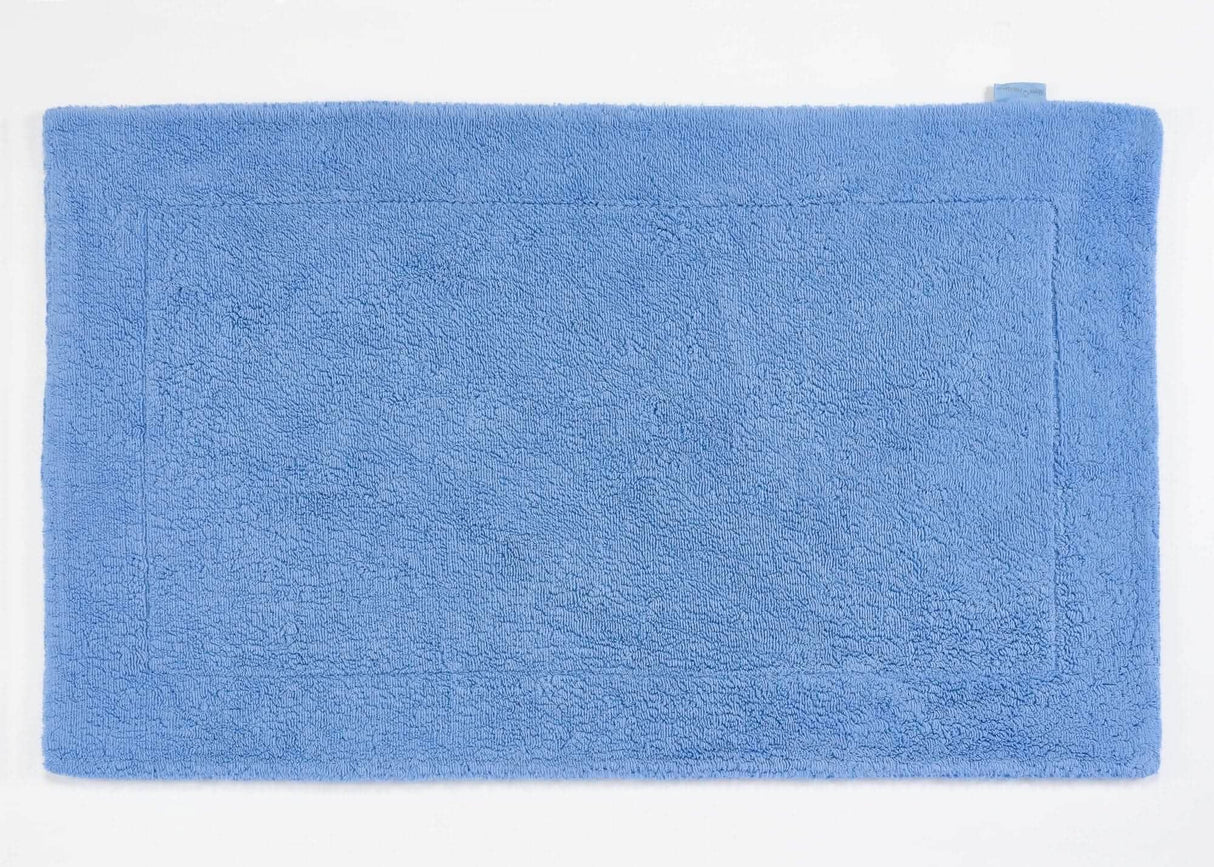 A&H Double Tub Mat - colour 364 Regatta. 100% Giza Egyptian Cotton Extra-Long Staple