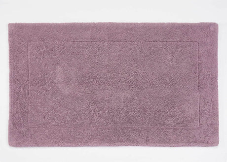 A&H Double Tub Mat - colour 440 Orchid. 100% Giza Egyptian Cotton Extra-Long Staple