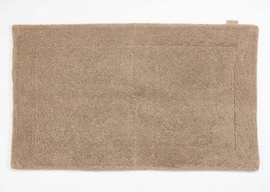 A&H Double Tub Mat - colour 711 Taupe. 100% Giza Egyptian Cotton Extra-Long Staple