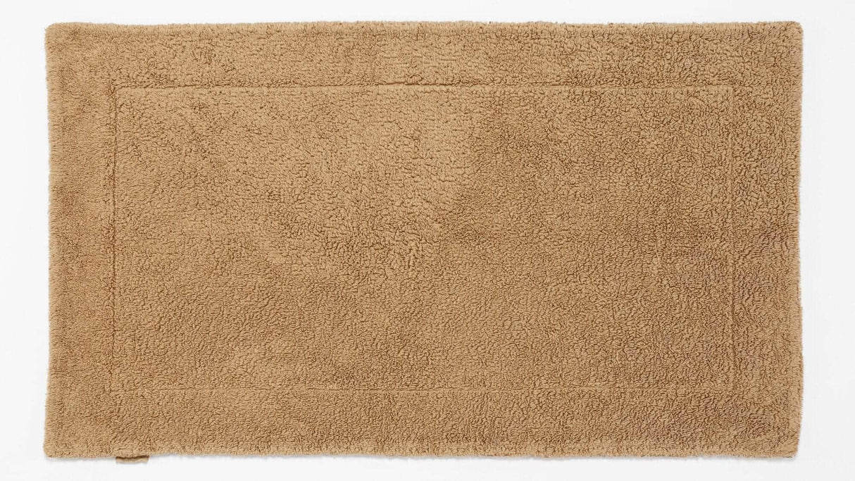 A&H Double Tub Mat - colour 716 Croissant. 100% Giza Egyptian Cotton Extra-Long Staple