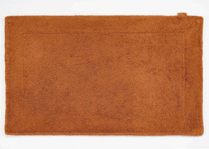 A&H Double Tub Mat - colour 737 Caramel. 100% Giza Egyptian Cotton Extra-Long Staple