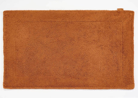 A&H Double Tub Mat - colour 737 Caramel. 100% Giza Egyptian Cotton Extra-Long Staple